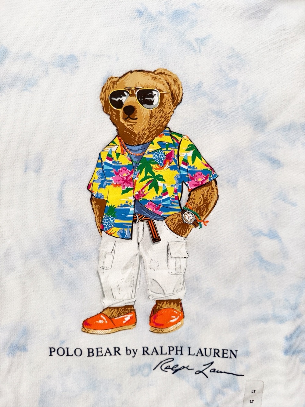Polo Ralph Lauren Polo Bear Tie Dye Hoodie | LARGE TALL NWT - Picture 5 of 9